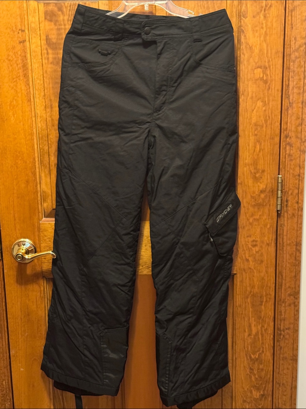 Kid’s Black Spyder Insulated Ski/Snowboard pants- Black